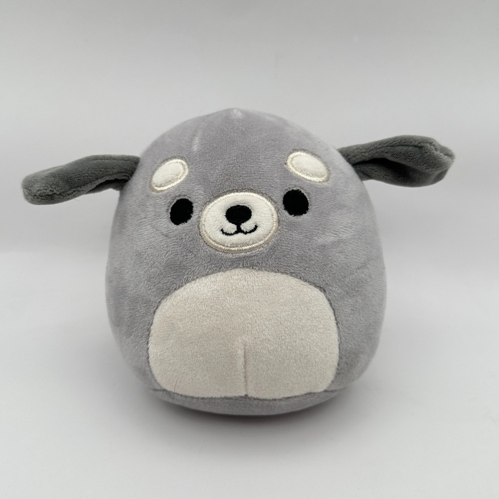Squishmallow Brian The Grey Dog Stuffed Plush 5"‎ Stuffie Plushie Toy Gift Puppy